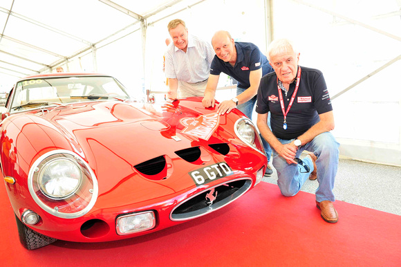 Ferrari 250 GTO; Bgm. Alois Guggi, Helmut Zwickl, Michael Glöckner