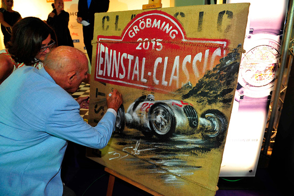 Night of the Champions - Stirling Moss signiert den Tombolagewinn