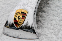 Porsche - Detail auf der Motorhaube