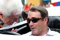 Helmut Zwickl und Nigel Mansell