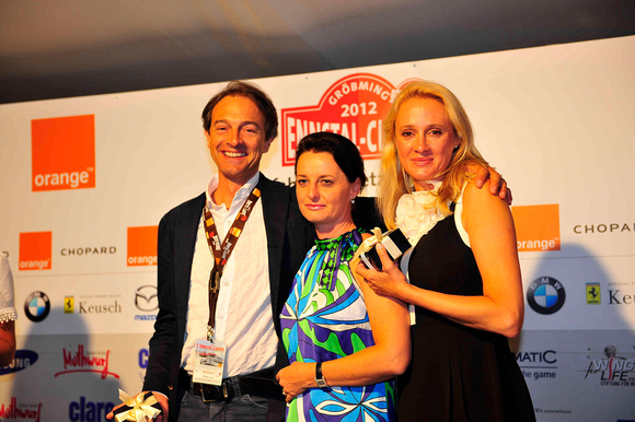Sieger des Chopard-Grand Prix von Gröbming; Preise überreicht durch Chopard/Silke Sautter