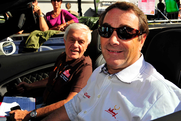Nigel Mansell und Helmut Zwickl in Schladming