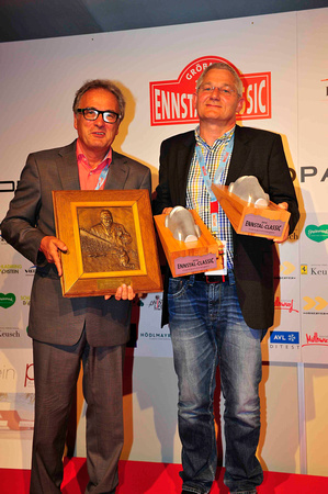 Die Sieger der Ennstal Classic 2014: Reinhard Huemer und Johann Watzinger